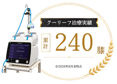 クーリーフ治療実績
